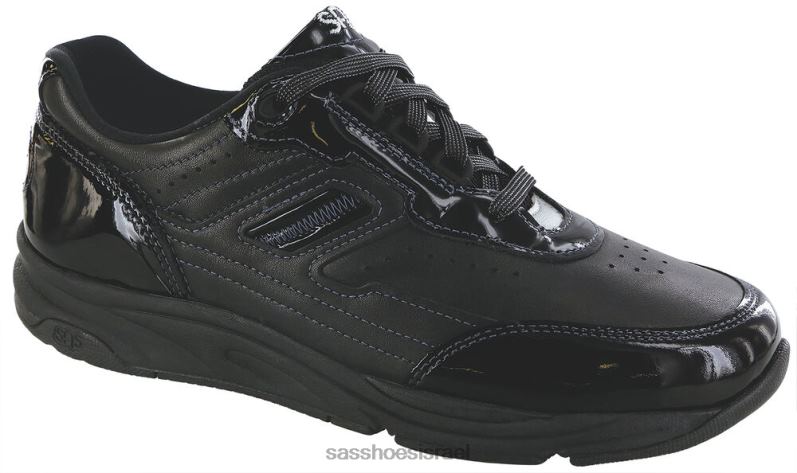 נשים SAS סיור נעלי ספורט שרוכים נִמרָץ 2H2TF282 פטנט שחור