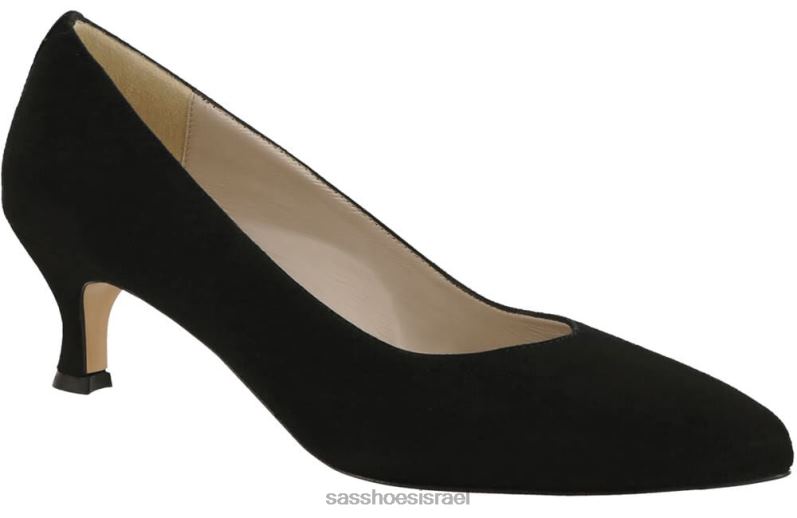 נשים SAS עקב חתלתול מוקסי בהשראת 2H2TF342 זמש שחור