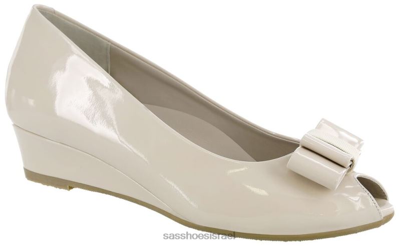 נשים SAS ava peep toe wedge בהשראת 2H2TF400 פטנט על עצמות