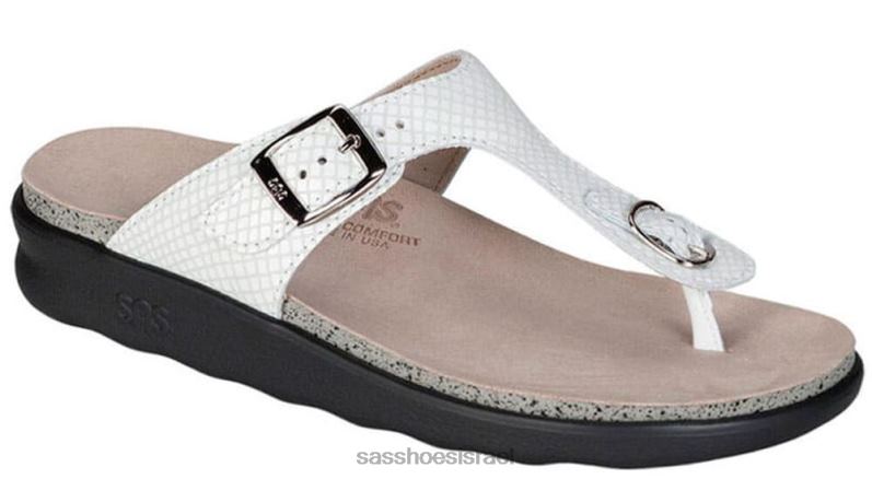 נשים SAS sanibel t-strap סנדל מגוון 2H2TF37 נחש לבן